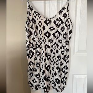Rustic pattern romper